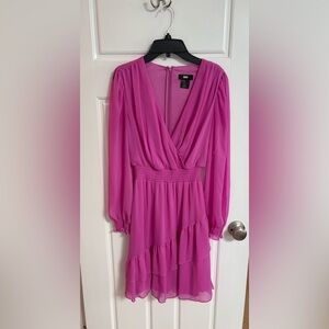 DKNY Pink Longsleeve dress